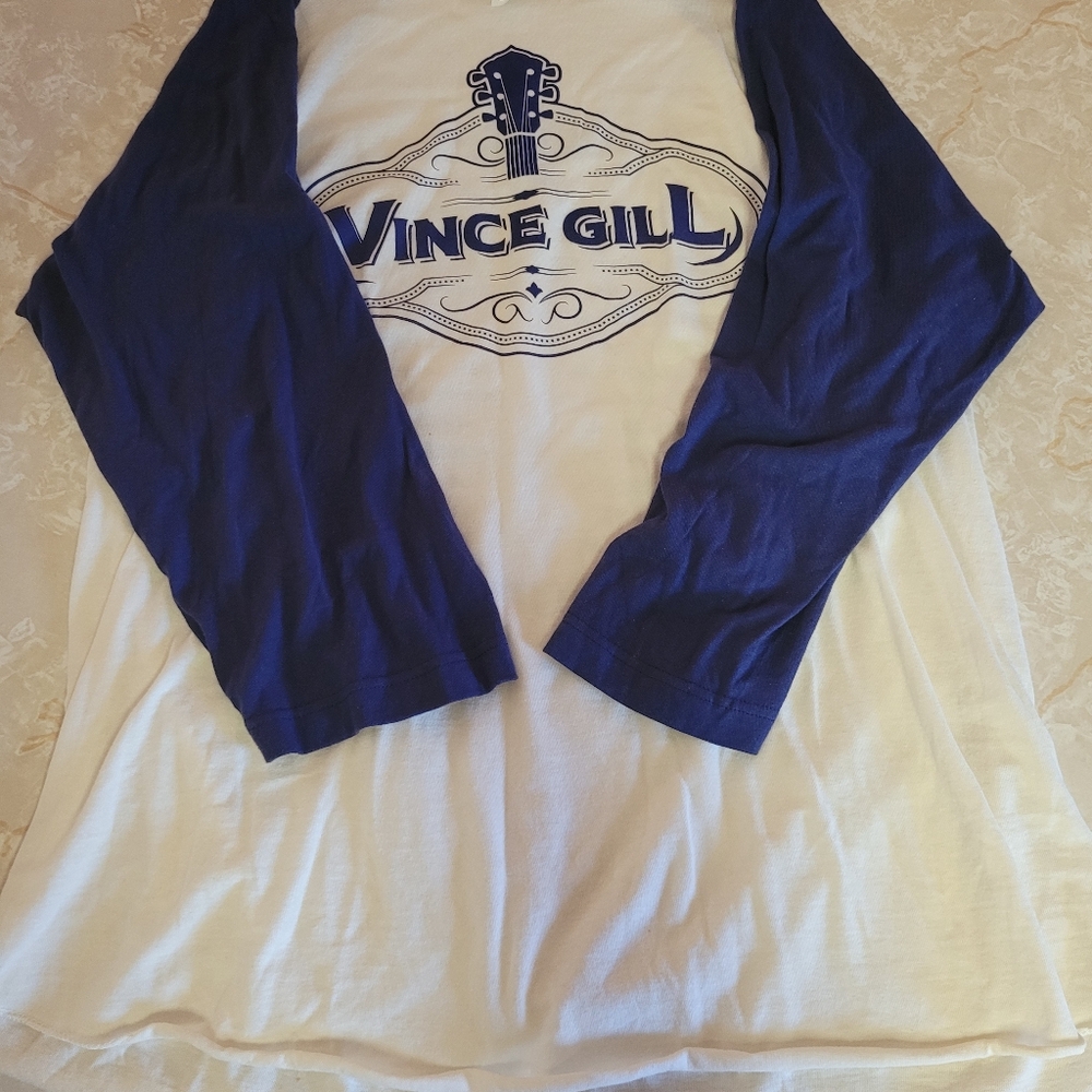 Vince Gill 3/4 sleeve tour shirt